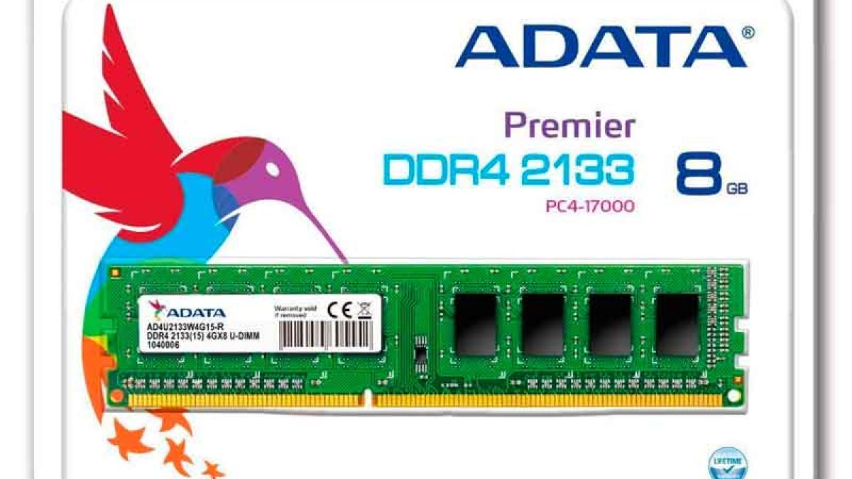 ADATA 8GB DDR4 PC | Memoria Ram 1X8 AD4U2133W8G15-S