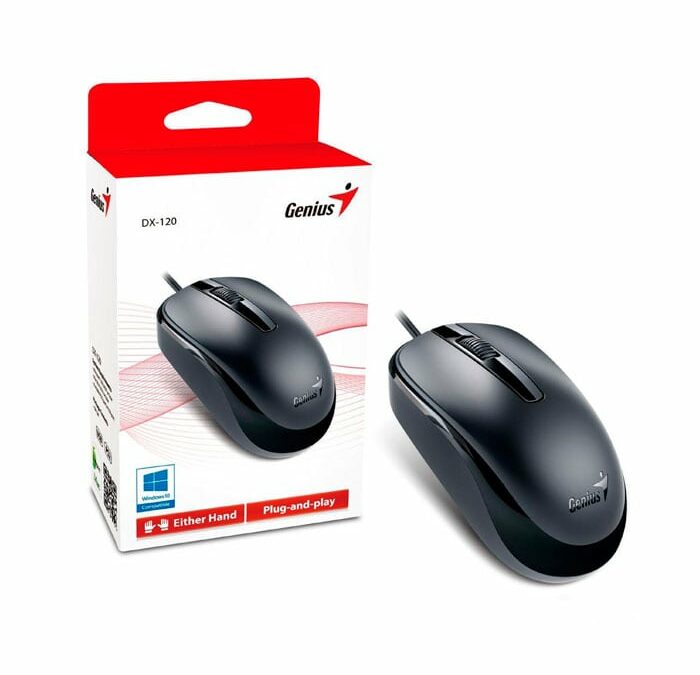 mouse genius dx 120 usb negro