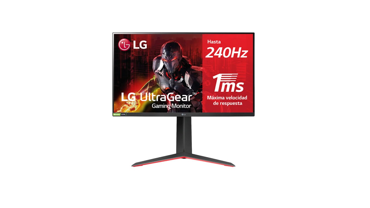 Monitor Gamer UltraGear FHD IPS 1ms de 27″ 240Hz – 27GP750-B – LG